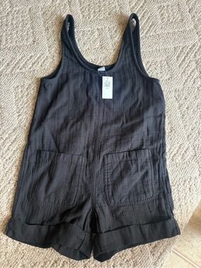 Girls Linen Romper